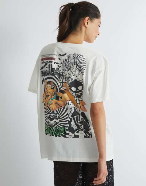 Skinnydip  london scooby-doo where are you? poster t-shirt in white - view 1