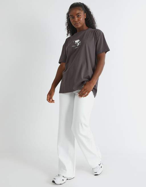 Skinnydip london snoopy have a nice day t-shirt in grey, 4 of 4