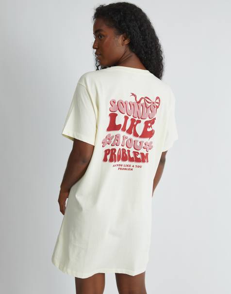 Skinnydip london sounds like a you problem night dress in pink - view 1