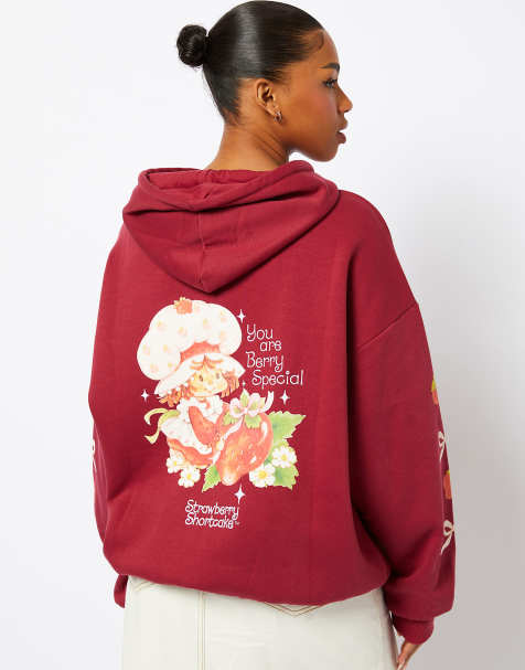 Skinnydip London Strawberry Shortcake Hoodie in Pink - view 1