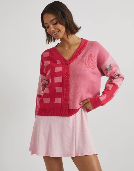 Skinnydip London Strawberry Shortcake Knitted Cardigan