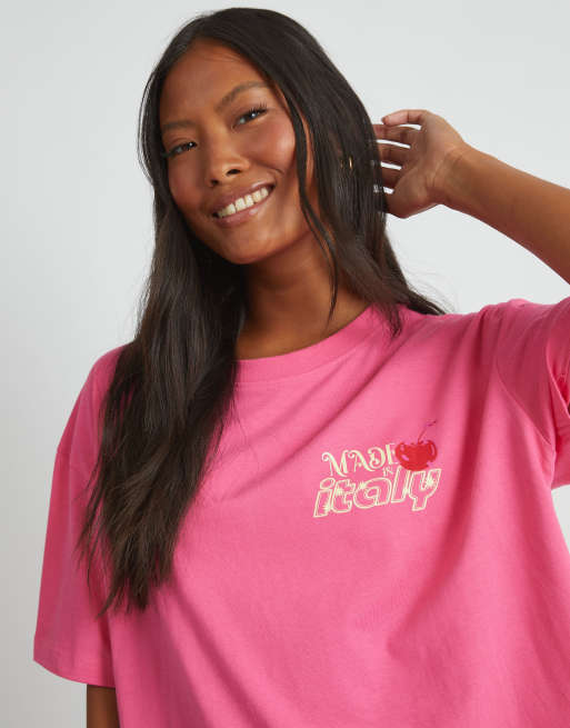 Skinnydip london summer spritz t-shirt in pink | ASOS