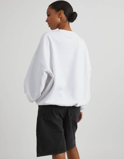 Skinnydip london the simpsons bart on the road sweatshirt in white , 4 of 4