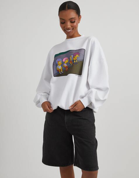 Skinnydip London The Simpsons Bart On The Road Sweatshirt - view 1