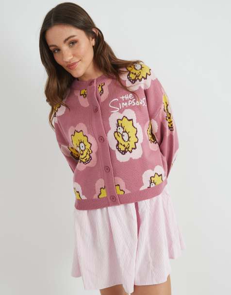 Skinnydip London The Simpsons Lisa Flower Knitted Cardigan - view 1