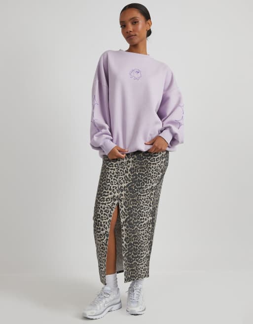Skinnydip london the simpsons lizard queen sweatshirt in lilac | ASOS
