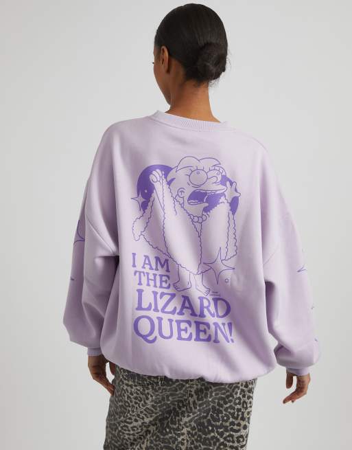 Skinnydip London The Simpsons Lizard Queen Sweatshirt