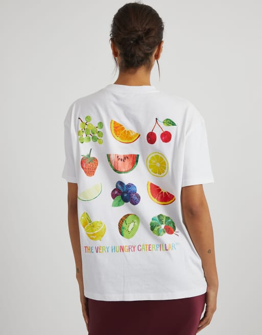 Skinnydip London The Very Hungry Caterpillar Fruit T-Shirt in White