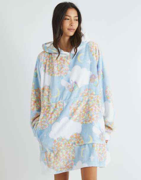 Skinnydip london up! blanket hoodie in blue - view 1