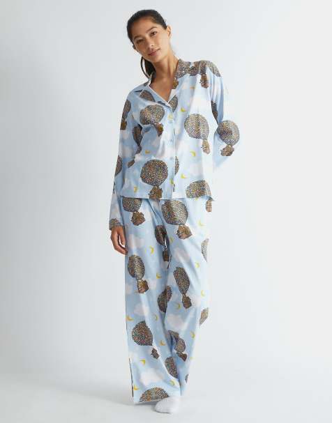 Skinnydip london up! pyjama set in blue - view 1