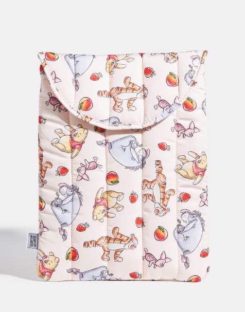 Skinnydip london winnie the pooh laptop sleeve 16"" in white - view 1