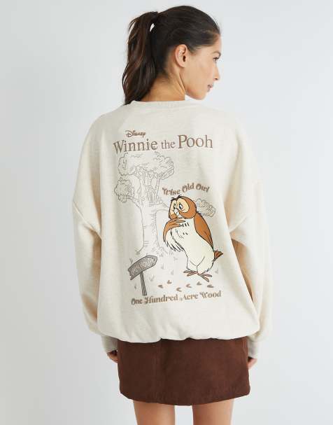 Skinnydip london winnie the pooh owl sweatshirt in brown - view 1