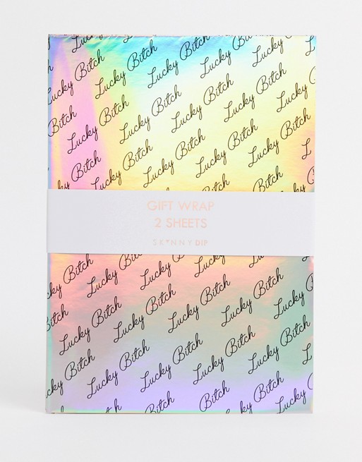 Skinnydip lucky wrapping paper pack