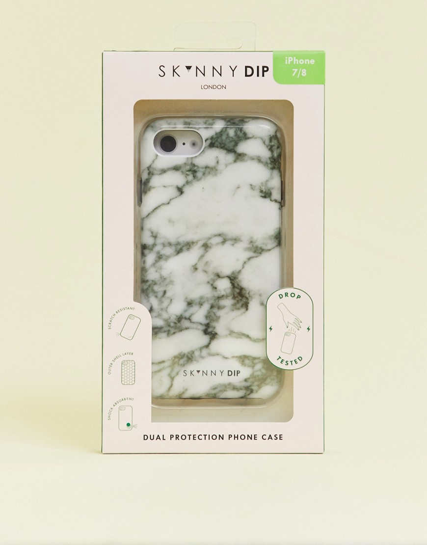 Skinnydip – Marmormönstrat iPhone-skal-Flerfärgad
