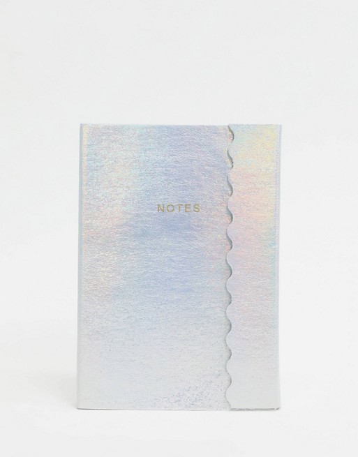 Skinnydip metallic notebook