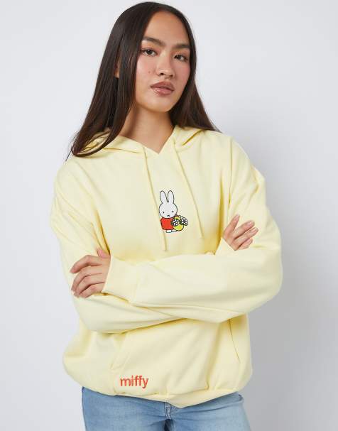 Skinnydip Miffy hoodie in yellow