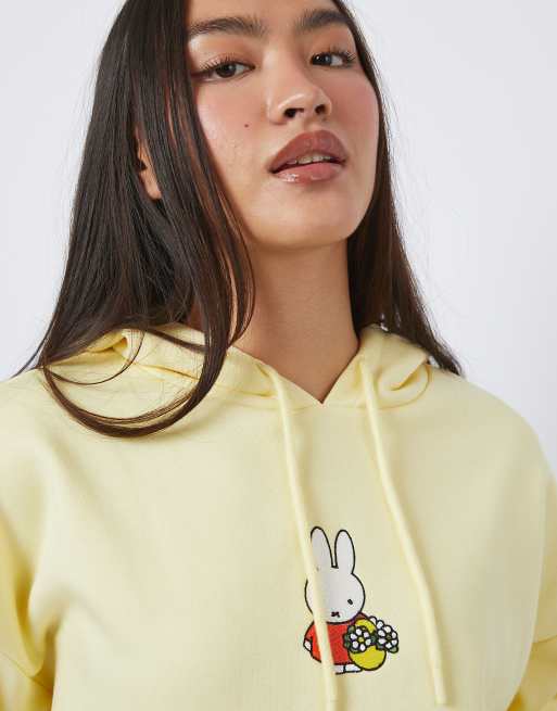 Skinnydip Miffy hoodie in yellow, 4 of 4