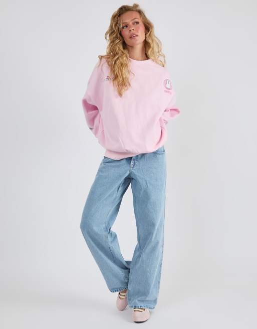 Skinnydip Miffy little garden sweatshirt in pink, 3 of 4