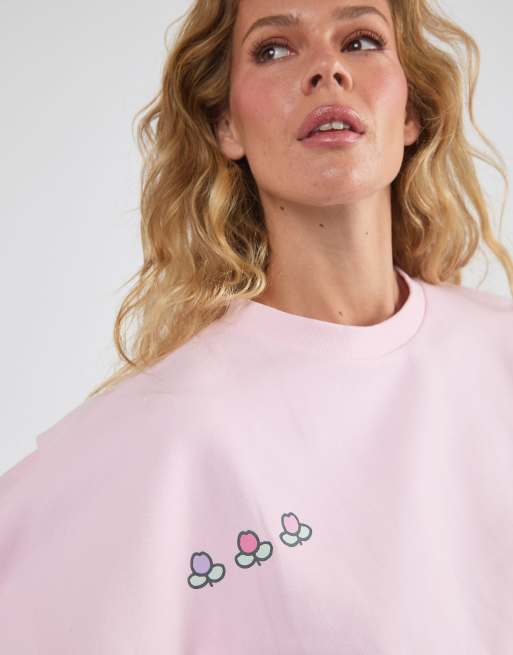 Skinnydip Miffy little garden sweatshirt in pink, 4 of 4