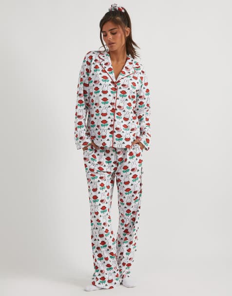 Skinnydip Miffy rose pyjama set in white - view 1