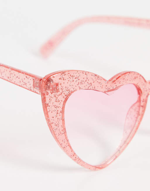 Oversized heart hot sale sunglasses