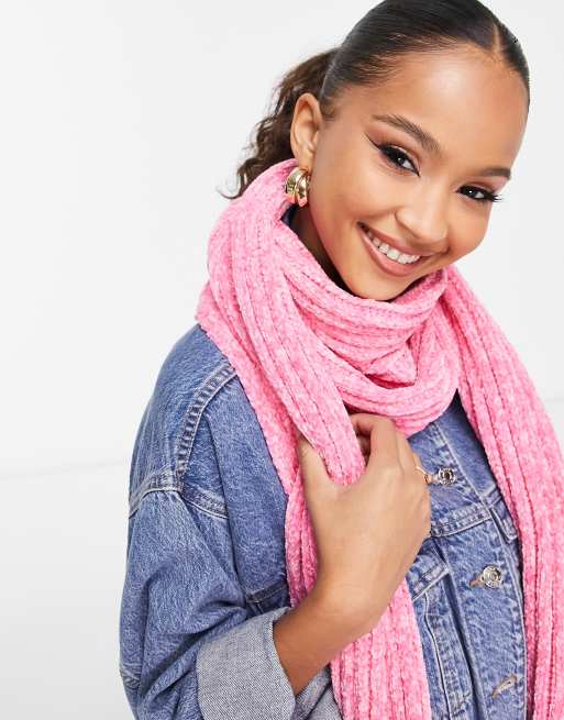 Oversized Pink Scarf