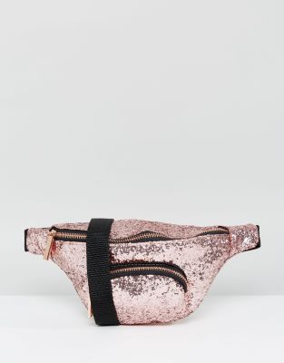 pink sparkly bum bag