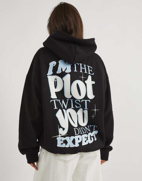 Skinnydip Plot twist hoodie in black - view 1