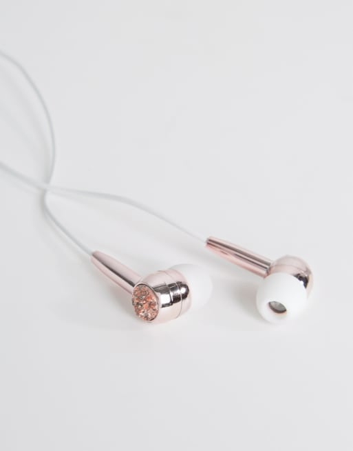 Rose gold ear online pods