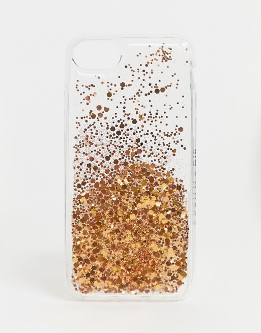 Skinnydip rose gold ombre glitter iPhone case 6/7/8/s/6 Plus/7 Plus/iPhoneX
