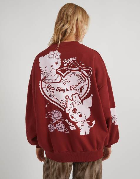 Skinnydip Skinnydip london hello kitty kuromi sweatshirt in pink - view 1