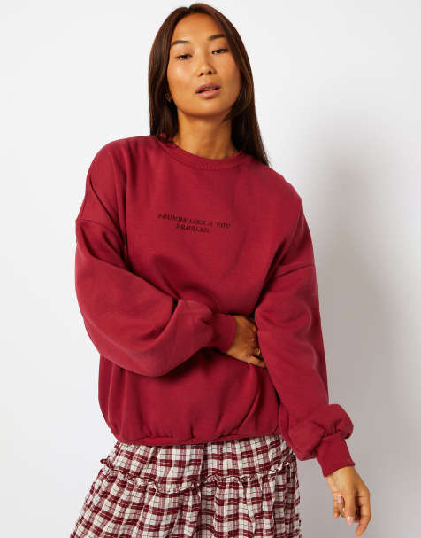 Skinnydip Sounds like a you problem sweatshirt in pink in pink - view 1