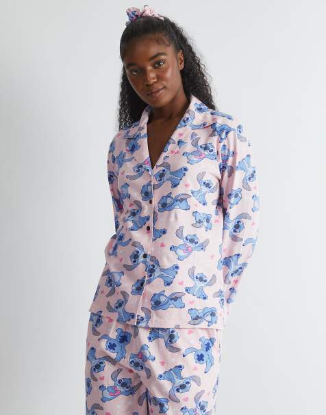 Skinnydip Stitch pyjama set in pink - view 1