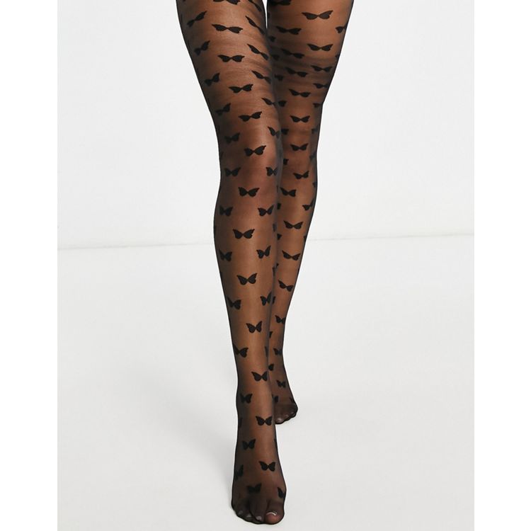 Purple Butterfly Tights, Shop Ladies Tights