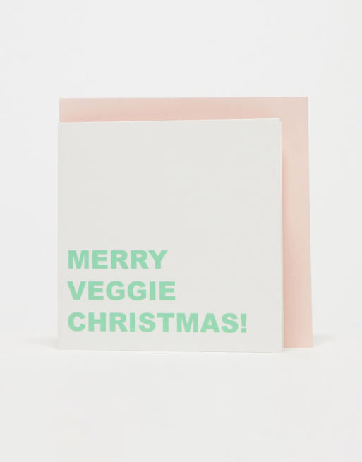 Skinnydip vegan and veggie Christmas cards pack