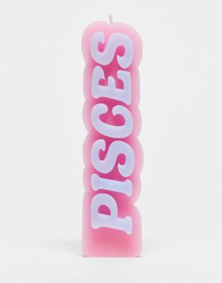 Skinnydip vertical star sign candle in Pisces - ASOS Price Checker