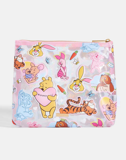 Skinnydip Winnie the pooh cute sticker wash bag in multi - view 1