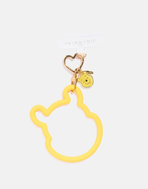 Skinnydip Winnie the pooh silicone strap in yellow - view 1