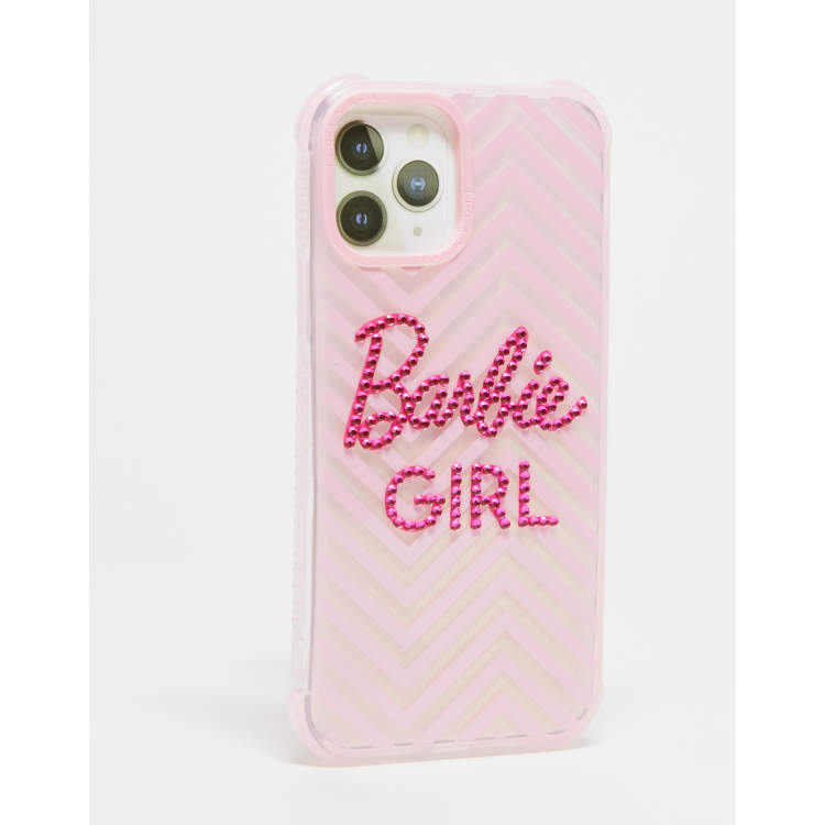 Skinnydip x Barbie phone case in pink