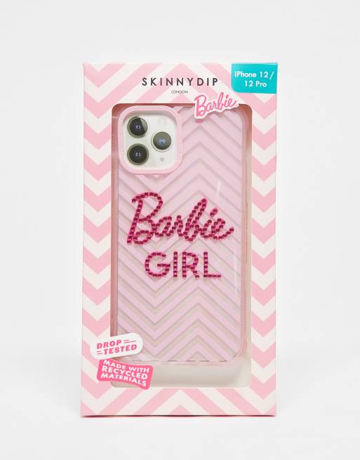 Skinnydip x Barbie phone case in pink