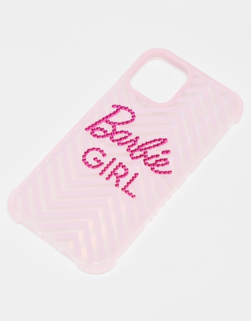 Skinnydip x Barbie phone case in pink