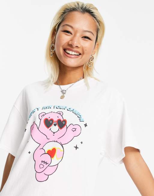 Skinnydip x Care Bears oversized t-shirt in white | ASOS