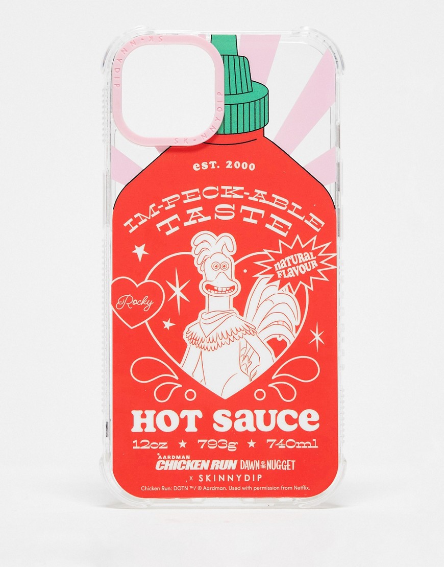 Skinnydip x Chicken Run hot sauce phone case-Multi