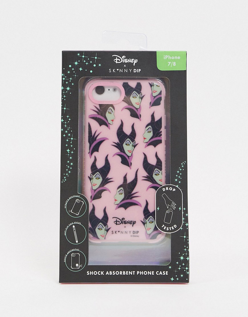 Skinnydip x Disney Maleficent - Schokbestendig iPhone-hoesje-Doorschijnend
