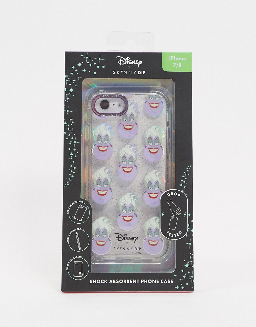 Skinnydip x Disney Ursula - Schokbestendig iPhone-hoesje-Doorschijnend
