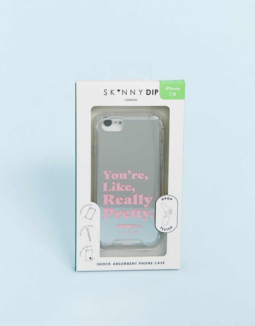 Skinnydip x Mean Girls – Iphone-fodral med texten Really pretty-Rosa