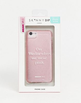 Skinnydip x Mean Girls on Wednesday we wear pink iPhone case
