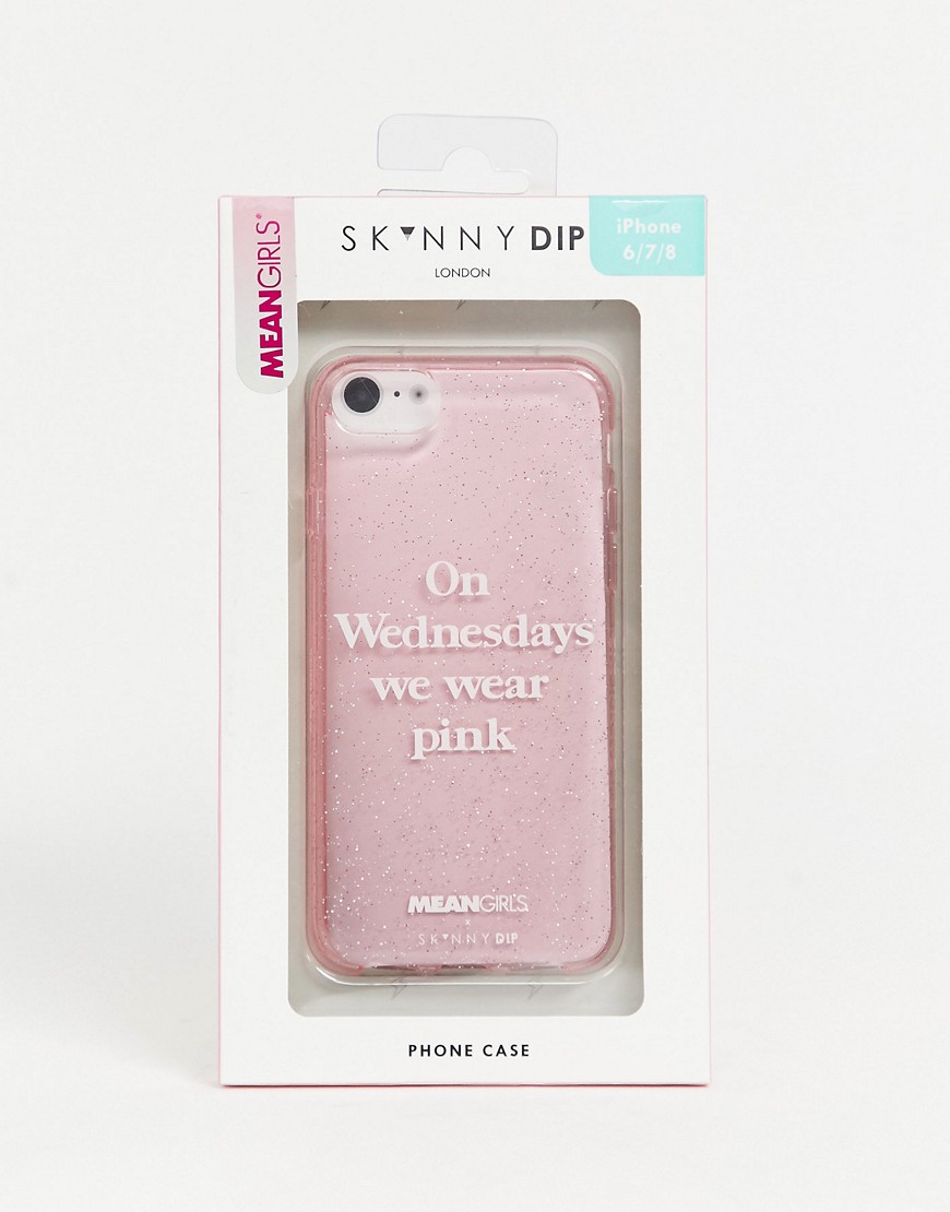 Skinnydip x Mean Girls - On Wednesday We Wear Pink - iPhone-hoesje-Roze
