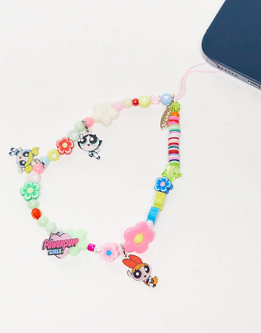 asos.com | Skinnydip x Powerpuff Girls phone beads