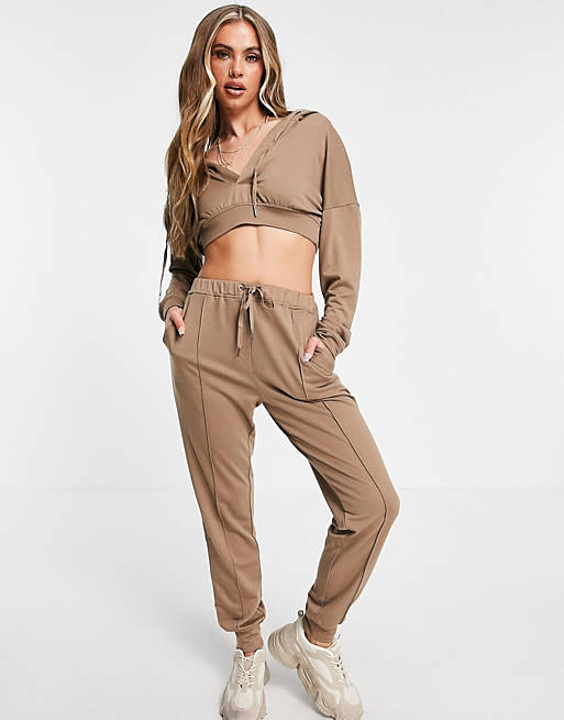 Skylar Rose lounge tracksuit in taupe